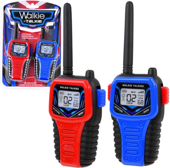 Set de talkies-walkies pour enfants avec portée jusqu’à 35 m (2 pcs)
