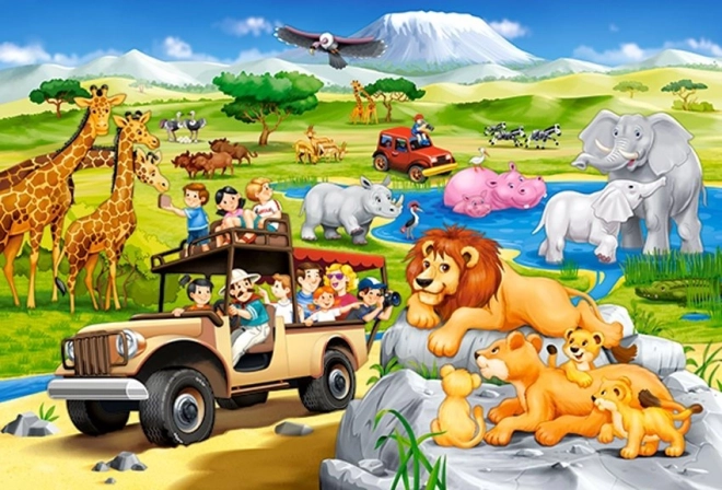 Aventures en Safari MAXI puzzle