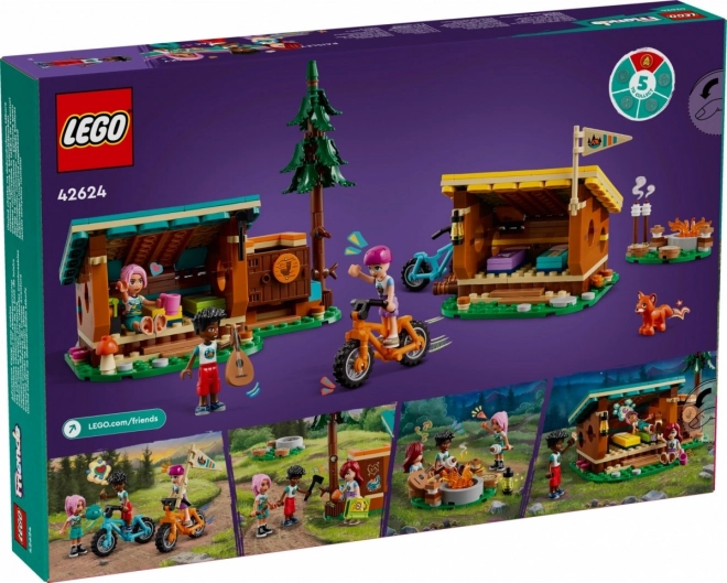 LEGO Friends 42624 Charmantes cabanes au camp d'aventure