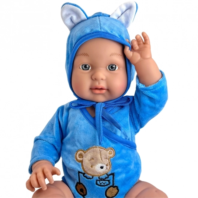 Poupée royale Woopie bébé en tenue d'ourson 46 cm