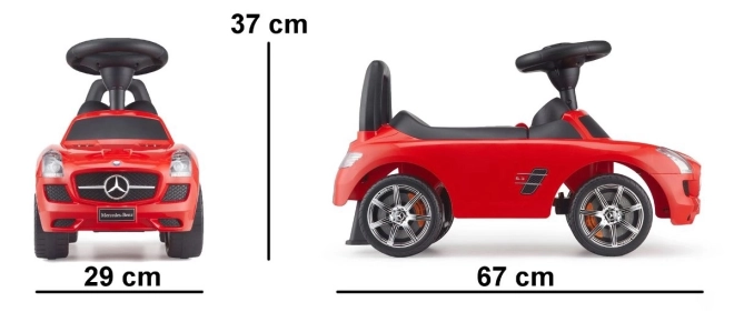 Trois-Roues pour Enfants Mercedes-Benz SLS AMG Rouge