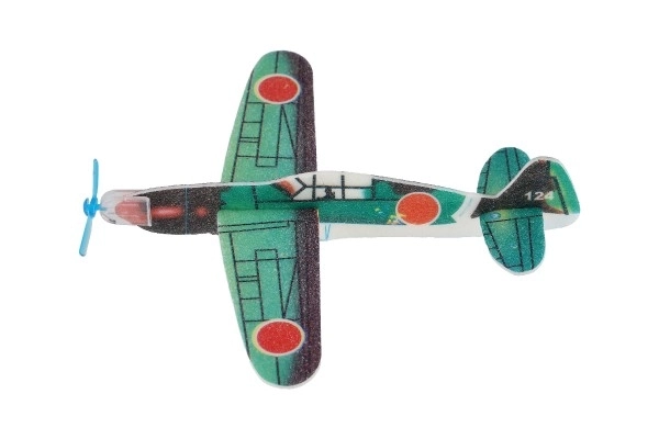 Avion à lancer en mousse 18 cm mix