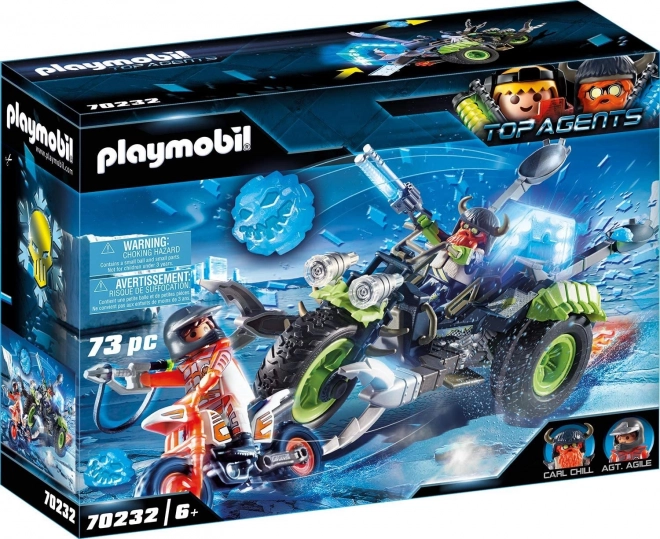 Playmobil Top Agents Triporteur des Rebelles de l'Arctique