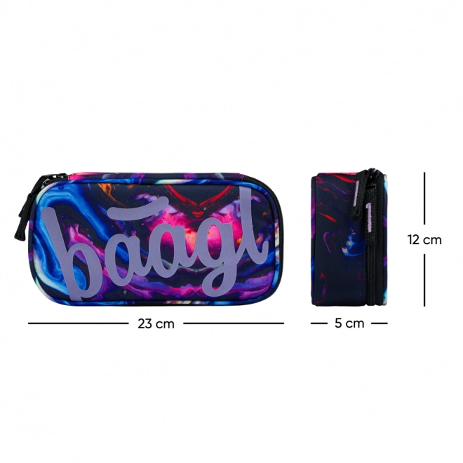 BAAGL 3 SET Core Marble : sac à dos, trousse, sac