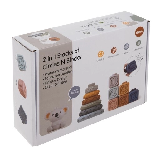 Blocs sensoriels doux - 13 pcs. Kruzzel 24812
