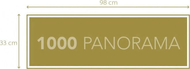 Puzzle panoramique Le Jeu de la Dame 1000 pièces