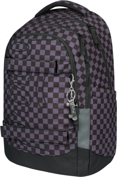 Sac à dos scolaire Skate Max gris