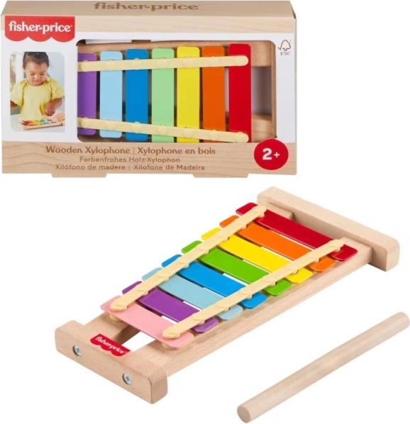 cymbalettes xylophone en bois Fisher-Price