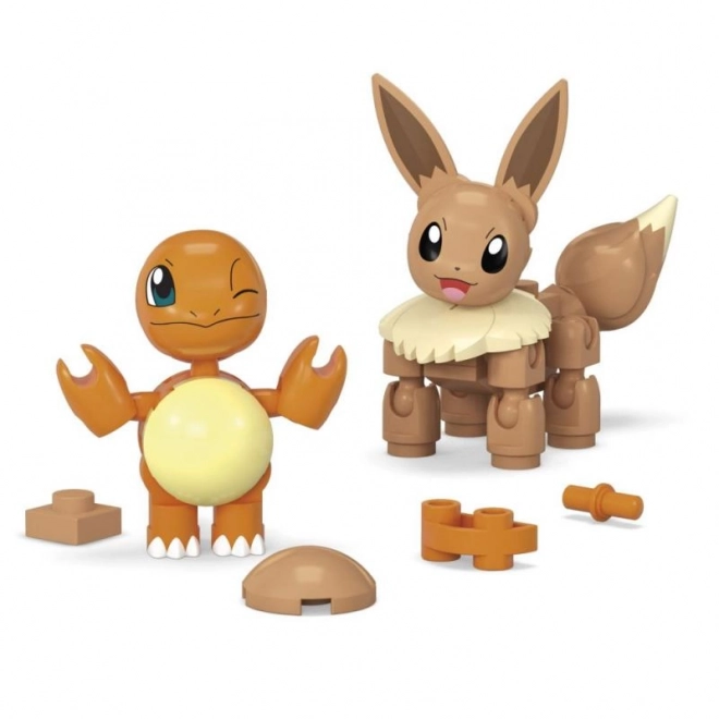 Ensemble de construction Pokémon Poké Ball Charmander et Évoli