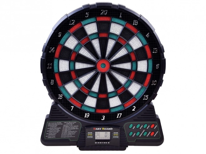 Cible électronique pour fléchettes avec 18 jeux