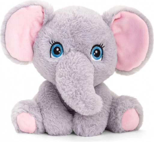 Keel Toys SE1090 Keeleco Éléphant - peluche éco 16 cm