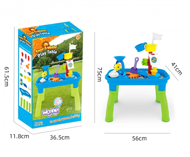 woopie table de jeu pour enfants 2 en 1 bateau pirate