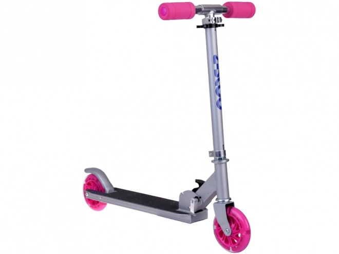 Trottinette enfant pliable avec roues lumineuses – Rose