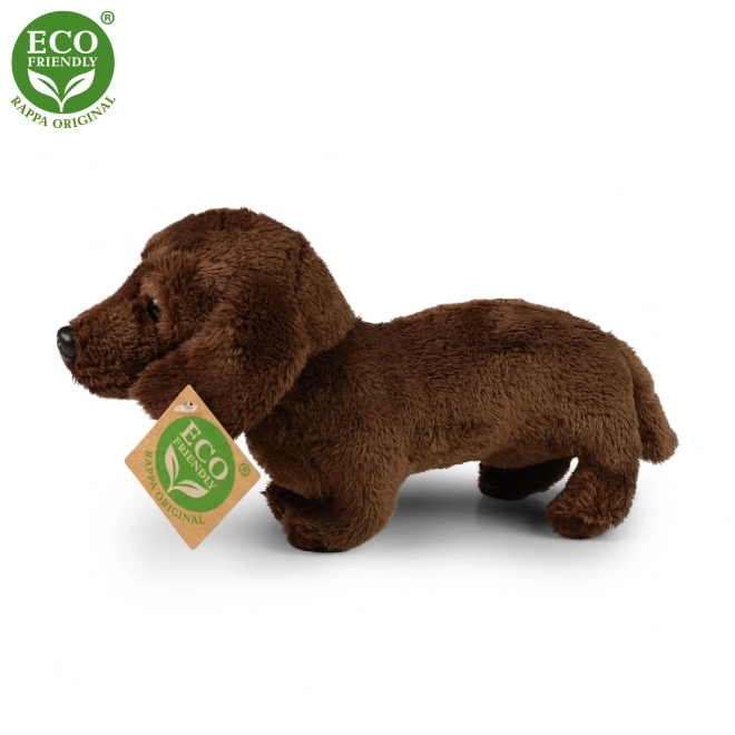 Chien teckel en peluche debout 2dr. 19 cm ECO-FRIENDLY