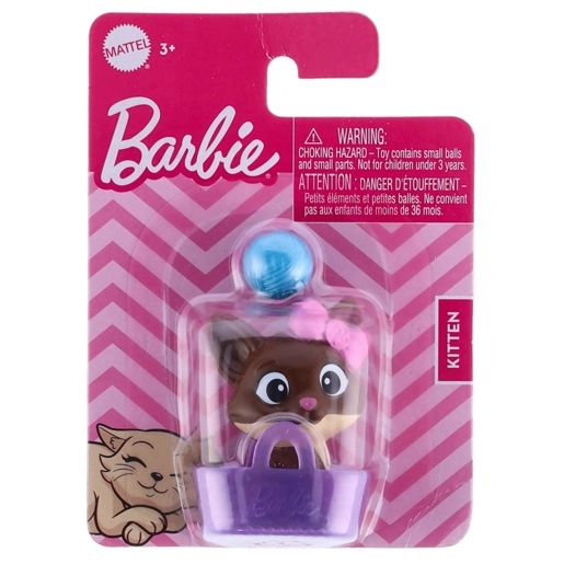 Barbie chaton dans le panier