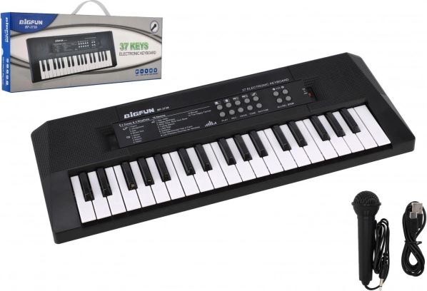 Clavier électronique BigFun avec 37 touches et microphone