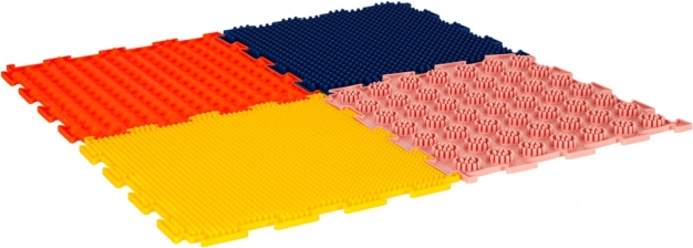 Tapis puzzle sensoriel orthopédique pour massage des pieds