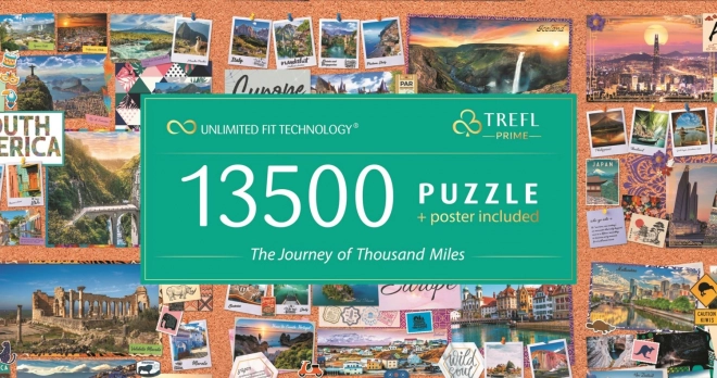 TREFL Puzzle UFT La route de mille miles 13500 pièces