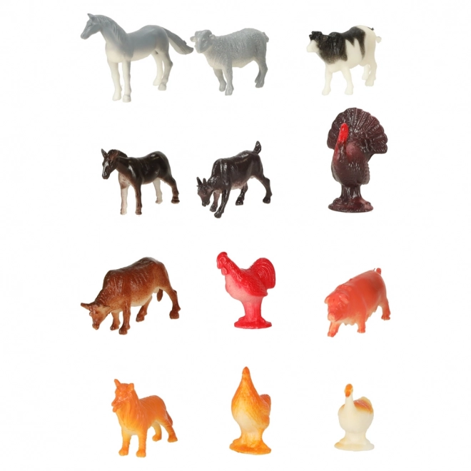 Figurines d'animaux - mélange 48 pcs