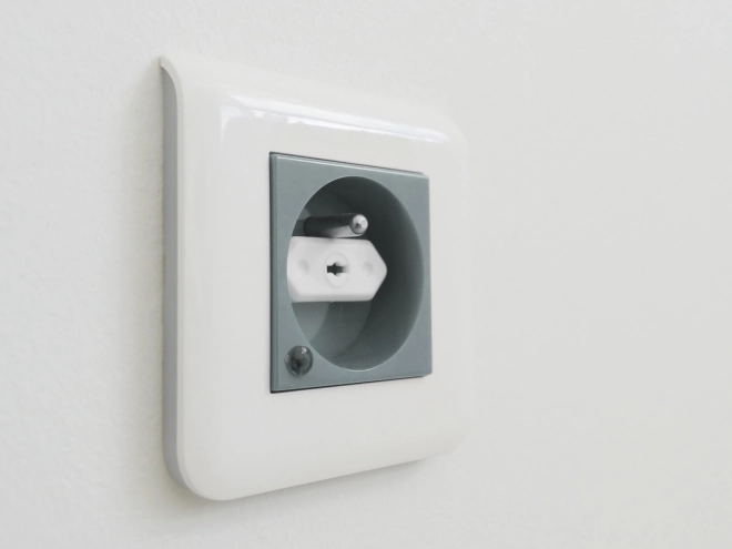 Protection de prises électriques 6 pcs, blanc