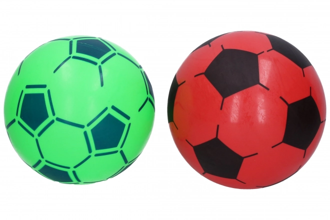 Balle en caoutchouc non gonflée - football 22 cm
