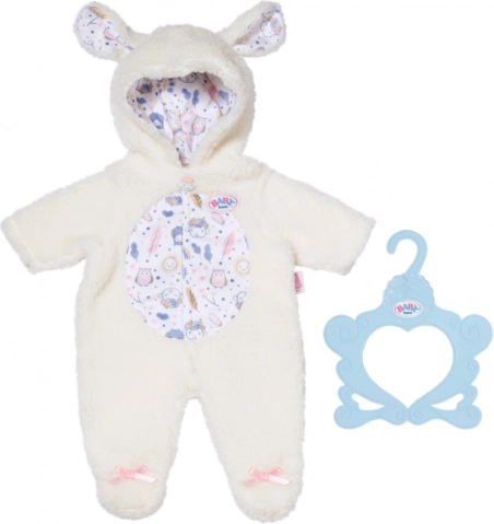 baby born combinaison en peluche agneau pour poupées 43 cm