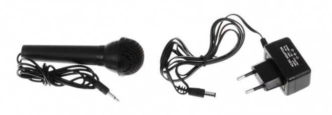 Ensemble de clavier pour enfants blanc avec microphone, enregistrement et haut-parleurs stéréo