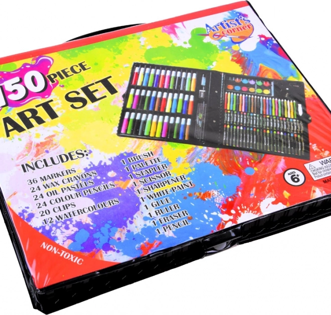 Large palette de couleurs et de techniques