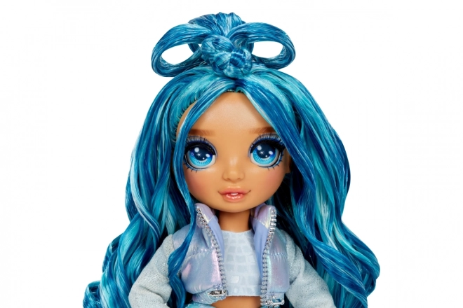 Poupée de mode Rainbow High Hiver - Skyler (Bleu)