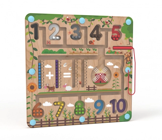 Tableau de jeu magnétique Mathématiques pour enfants