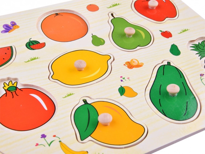 Puzzle en bois des fruits