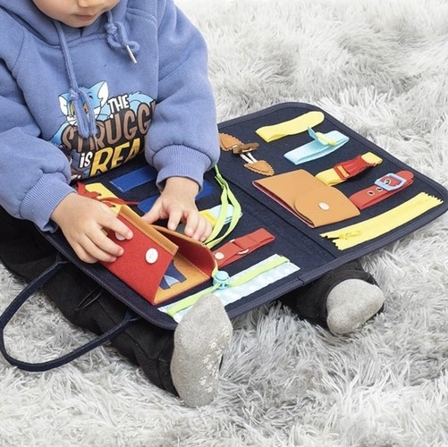 Planche sensorielle de manipulation - trousse éducative