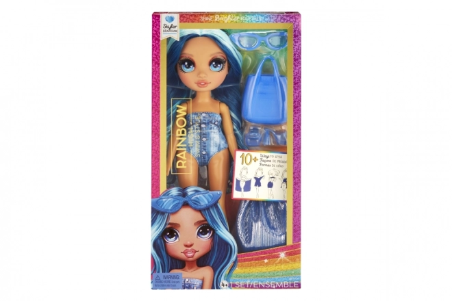 Poupée de mode Rainbow High en maillot de bain - Skyler Bradshaw