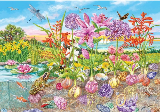 Puzzle GIBSONS Racines et pousses 4x500 pièces