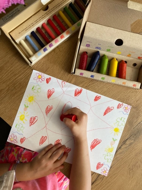 Crayons de cire Medenka - 12 pièces