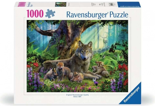 Puzzle Loups dans la forêt 1000 pièces