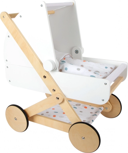 poussette en bois pour poupées small foot Little Button