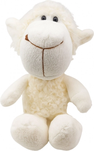 Mouton en peluche avec ventouse blanc 23 × 12 cm
