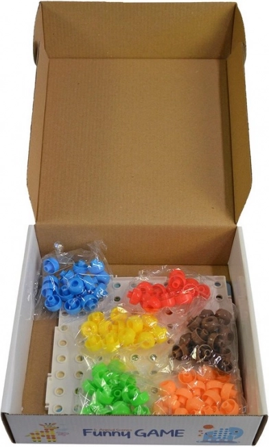 Mosaïque avec modèles colorés, 96 pièces