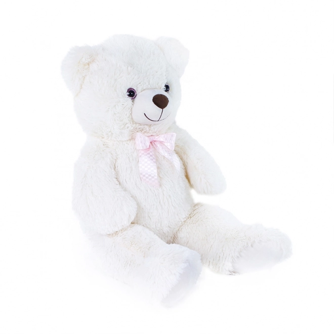 Grand ours en peluche Lily blanc crème
