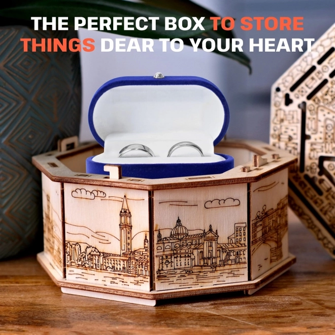 Casse-tête en bois Secret Maze Box