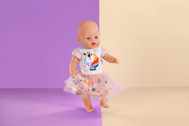 Baby Born robe tutu licorne pour poupées