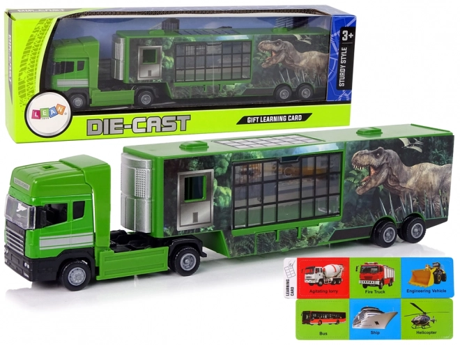 Grand transporteur de dinosaures Auto Metal