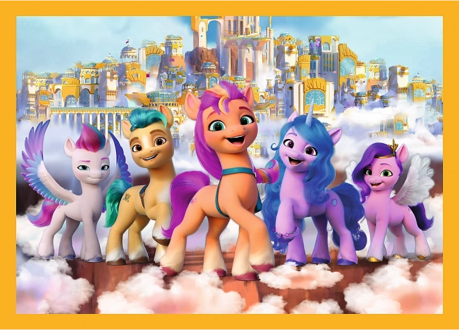 TREFL Puzzle My Little Pony : Faites connaissance avec les poneys 4 en 1 (35,48,54,70 pièces)