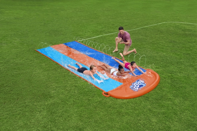 Toboggan aquatique trois voies 4,88 m