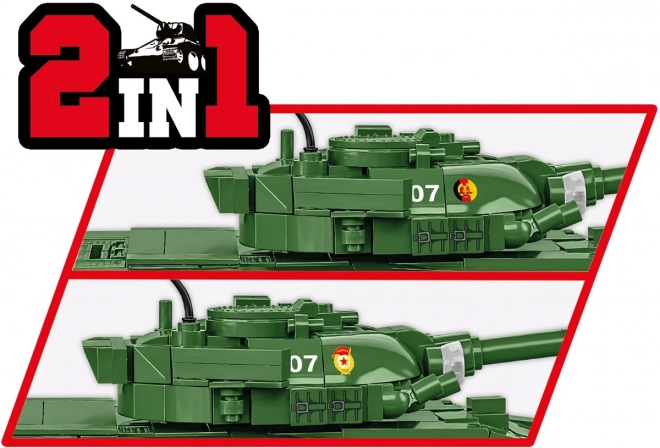 COBI 2625 Forces Armées T-72 (RDA/SOVIÉTIQUE), 1:35, 680 pcs, 1 figurine