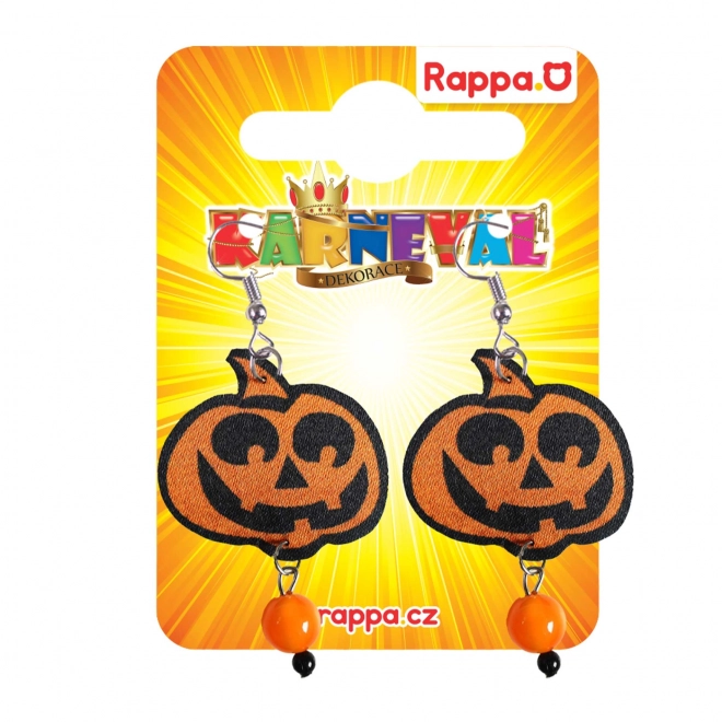 Boucles d'oreilles citrouille Halloween