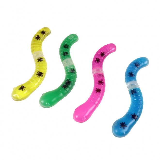 Serpent pressable avec mouches 25 cm