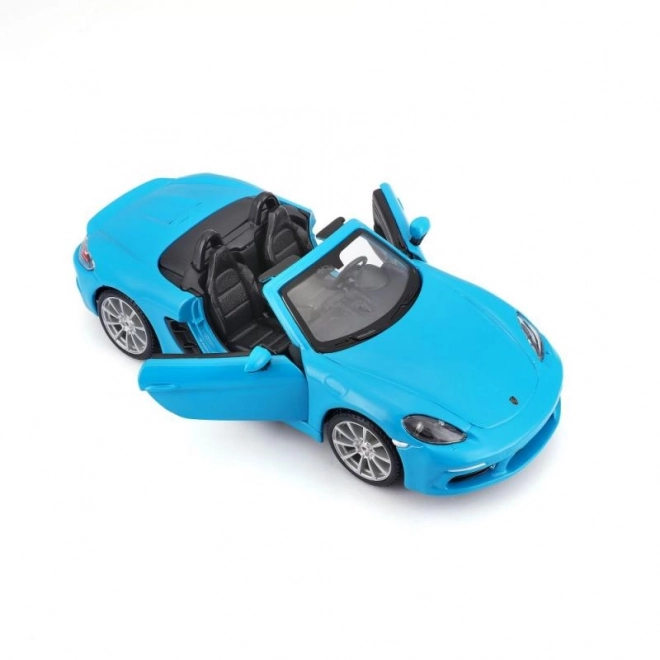 Bburago 1:24 Porsche 718 Boxster Bleu