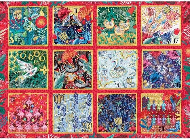 Puzzle Douze Jours avant Noël 1000 pièces